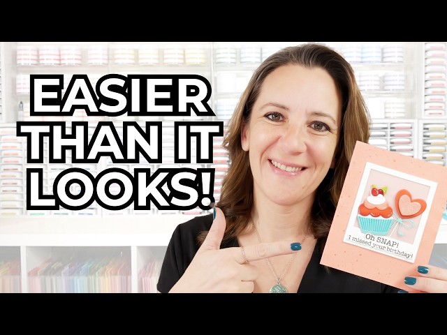 DIY Birthday Card That Looks Like It Took All Day | Gina K Designs Sweet Celebrations