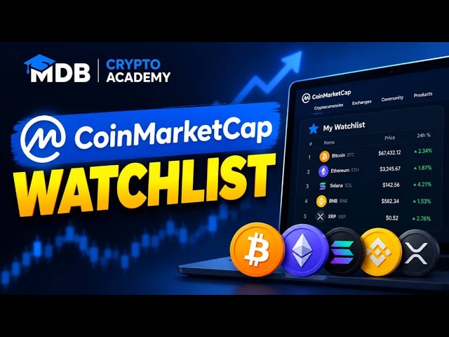 HOW TO CREATE A WATCHLIST ON COINMARKETCAP