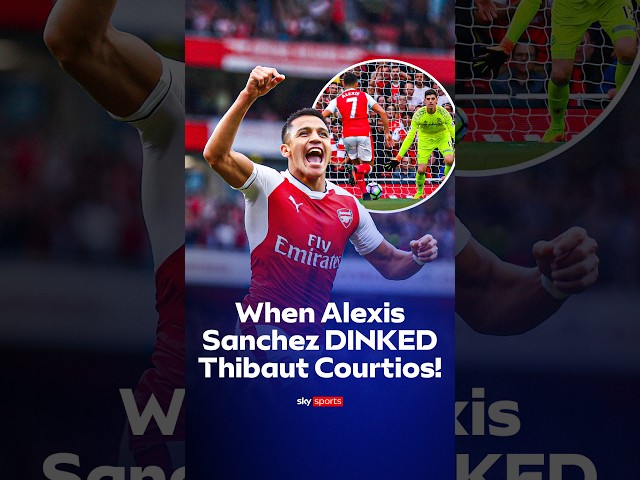 Who remembers this beautiful chip by Alexis Sanchez when Arsenal hosted Chelsea in 2016 😮‍💨 #arsenal