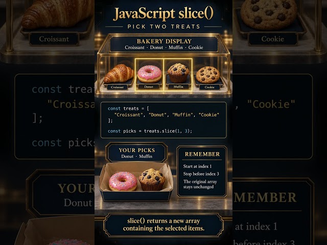JavaScript slice() #coding #javascript #trendingshorts #shorts #reels #programming #viral