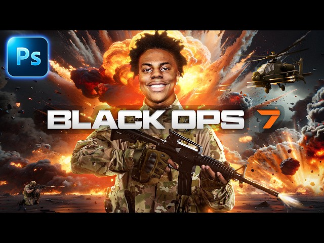 How To Make Gaming Thumbnails! 🔥🎮 (Photoshop Tutorial)