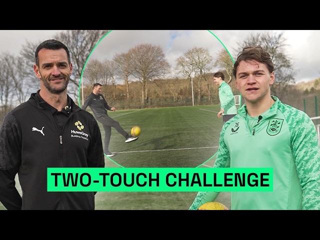 Premier League Ref Returns to His Old Academy | Two-Touch Challenge & Q&A