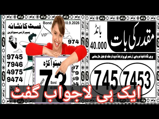 First ka nishana new guess paper | prize Bond.40000 | City Sialkot
