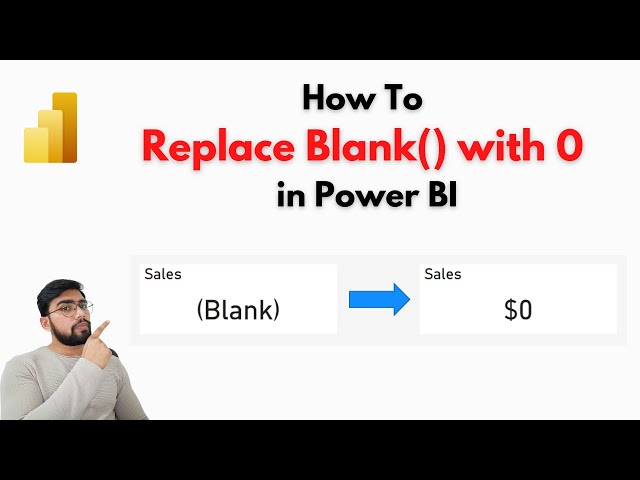 Replace Blank with Zero in Power BI Card or KPI Visual | BI Tricks