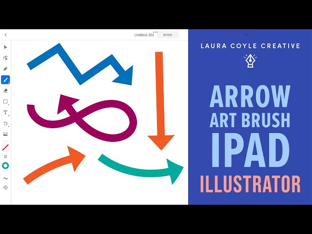 How to Make an Arrow Art Brush in Illustrator on the iPad