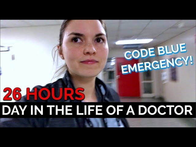 26 HOUR CALL SHIFT with EMERGENCY CODE BLUE: Day in the Life of a Doctor