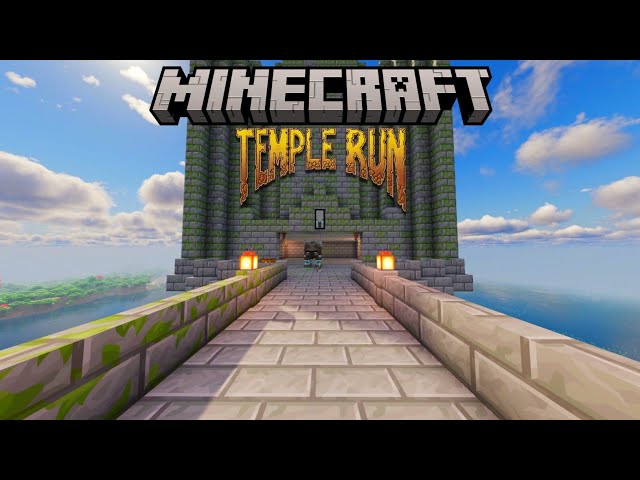 Minecraft Temple Run Part 2 [ All Parts Combined ]