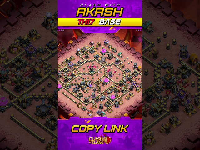 🚨 Impossible to 3 Star! TH17 Anti 2 Star Base 2026 💀 War/Cwl/Legend Base Link Clash of Clans 🔥