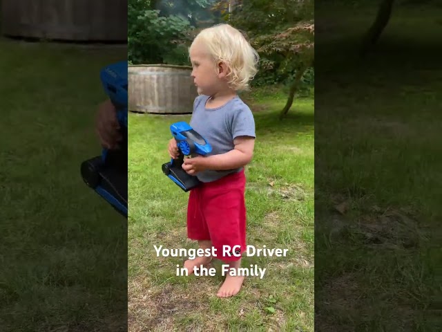 Youngest RC Car Driver in the family! #proudparents