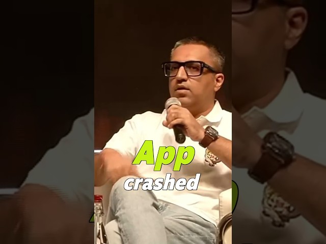 Reason behind crickpe app crash- Ashneer grover