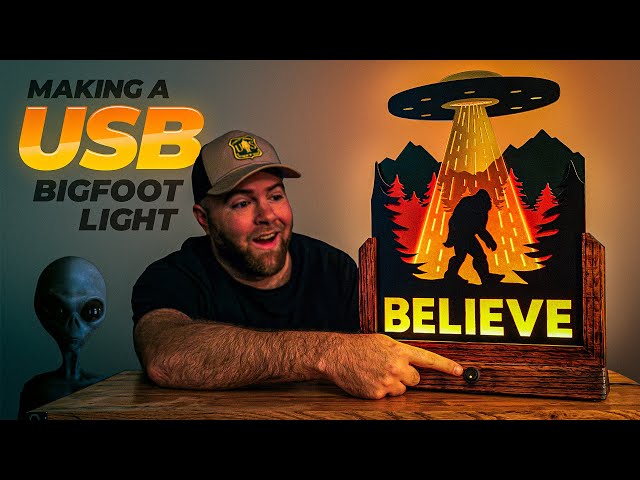DIY USB-powered LED Bigfoot Light