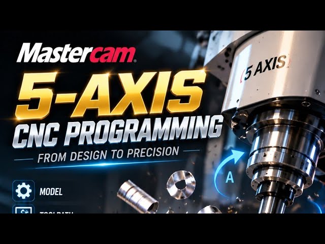 5-Axis CNC Programming Using Mastercam #5axismachining #Mastercam #cnc 