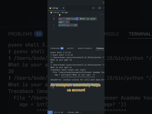 Python Exceptions (Beginner Friendly Tutorial)