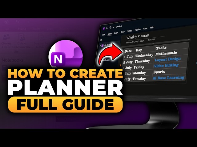 How To Create OneNote Planner (𝟮𝟬𝟮𝟲) | 100% WORKS | NO Yapping, To The Point! | FAST & EASY