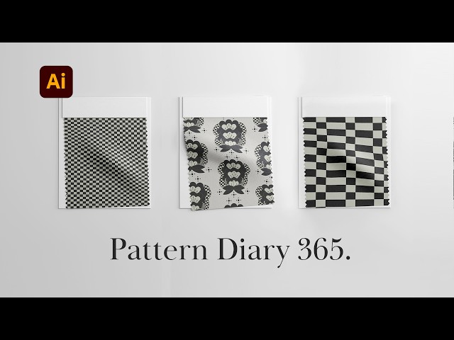 Seamless Patterns Adobe Illustrator | 1590s Renaissance | Pattern Diary 365