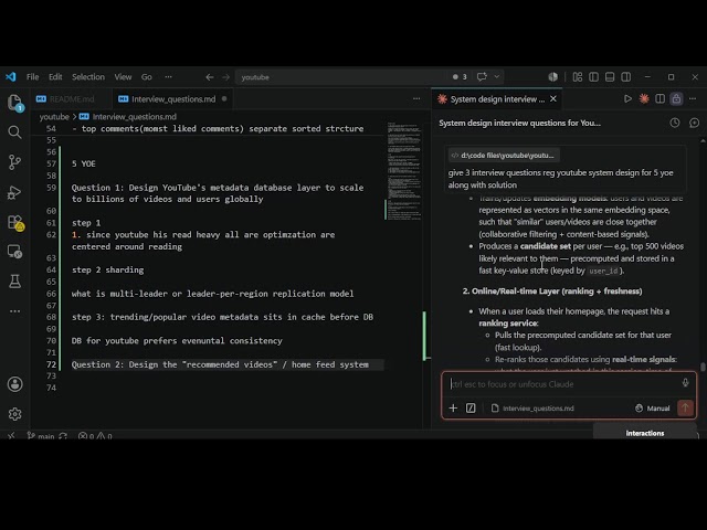 YouTube system design #overflowstackdeveloper