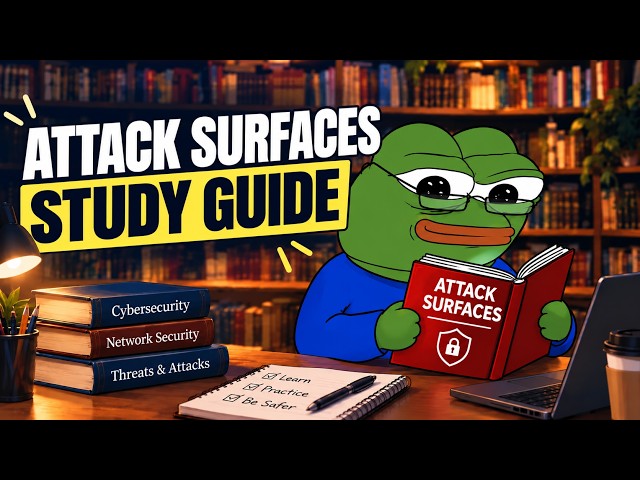 Attack Surface vs Attack Vector, Phishing Types, and Security Controls | Study Session