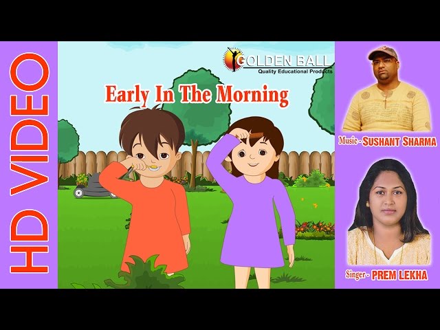 Here We Go Round The Mulberry Bush, So Early In The Morning Nursery Rhyme I Kids Songs | Poems