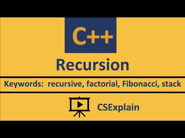 Recursion C++