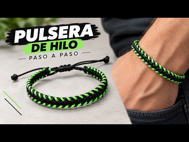 EASY AND MODERN Men's THREAD BRACELET🔥 Tutorial