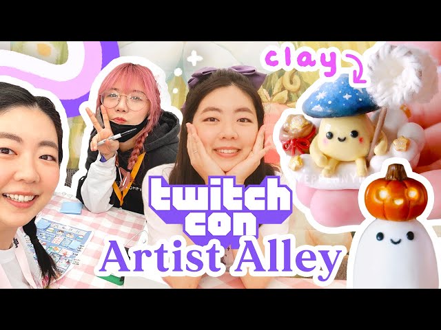 TwitchCon 2025 Artist Alley ⭐️ crafting clay for my biggest convention