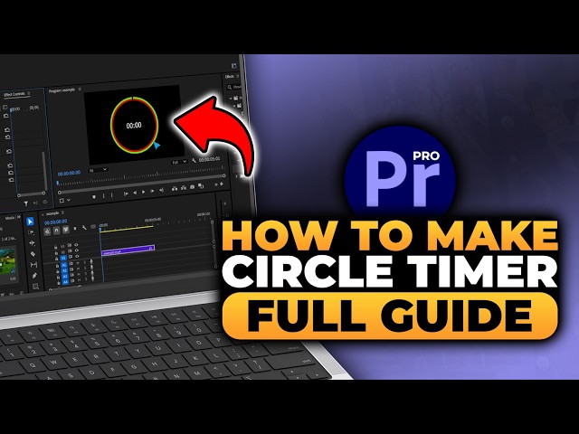 How To Make a Circle Timer in Premiere PRO (𝟮𝟬𝟮𝟲) | 100% WORKS | NO Yapping, To The Point & EASY