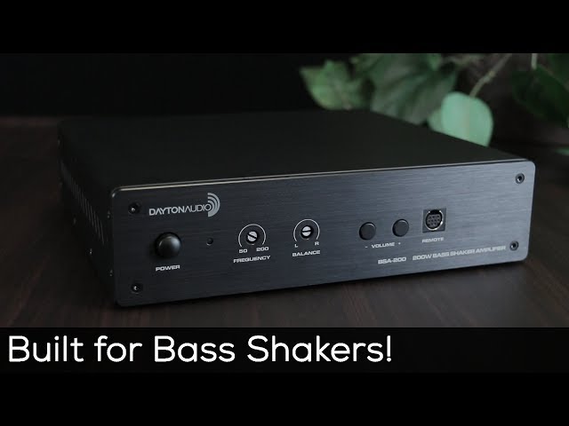 The Best Way to Power your Bass Shakers!