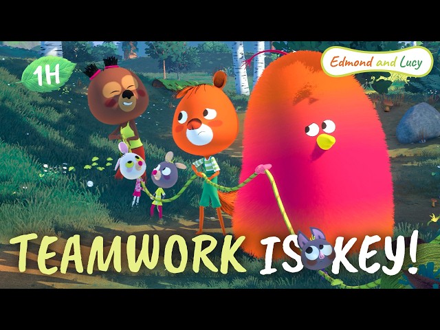 Teaching Kids to Share & Cooperate 🤝 Sweet Friendship Stories | Edmond and Lucy