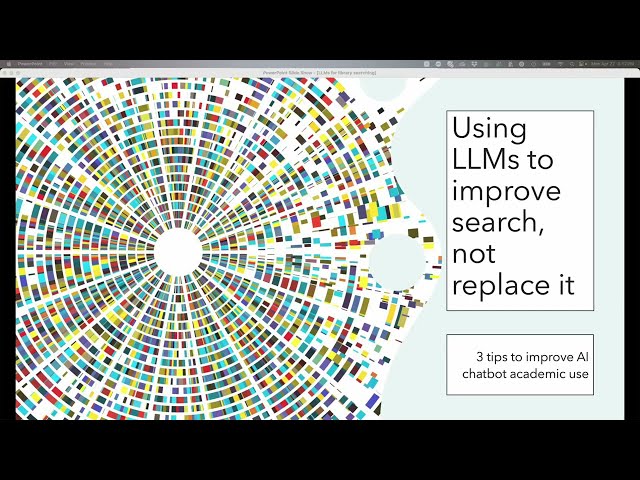 LLMs for search
