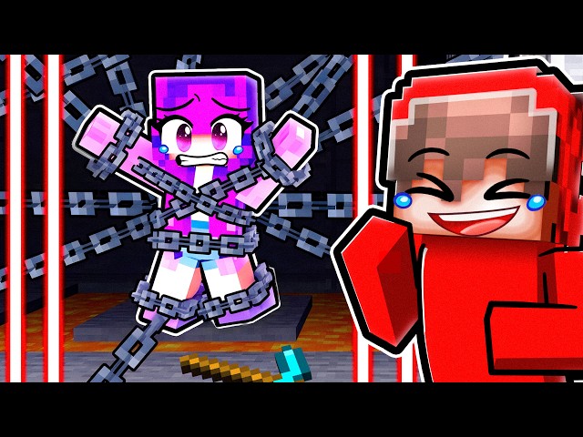 Locking Friends in My PRISON in Minecraft!