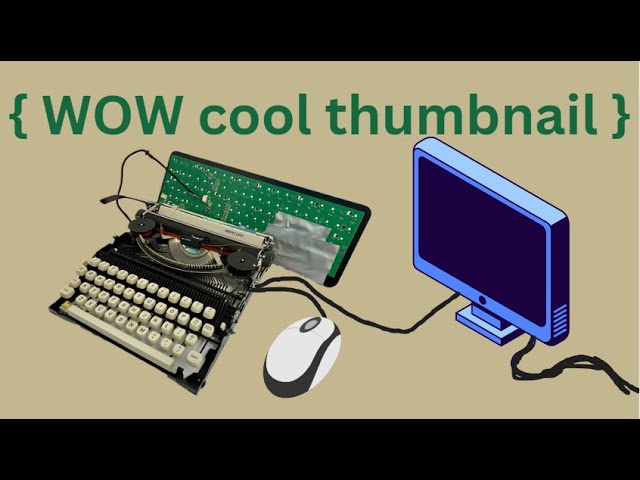 Gaming on a typewriter (worlds first)