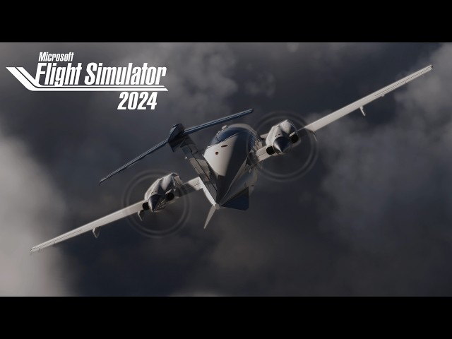 Microsoft Flight Simulator 2024 | 4K Ultra Graphics Mods | Piaggio P180 Avanti | Full Flight