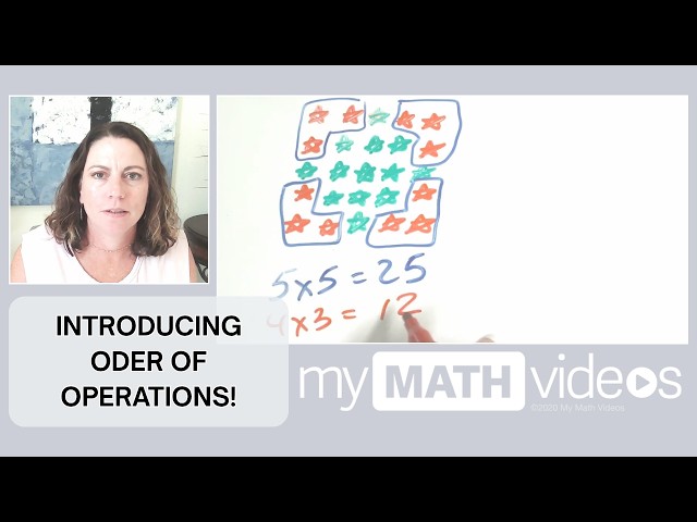 Introducing oder of operations without using symbols!