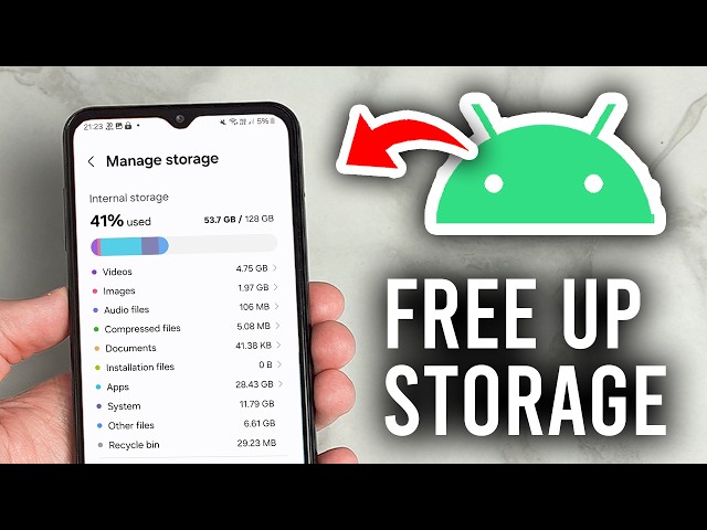 How To Free Up Storage Space On Android Phone - Tutorial