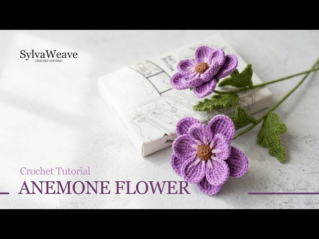 (PAID Tutorial) Crochet Flower Pattern - Anemone Flower