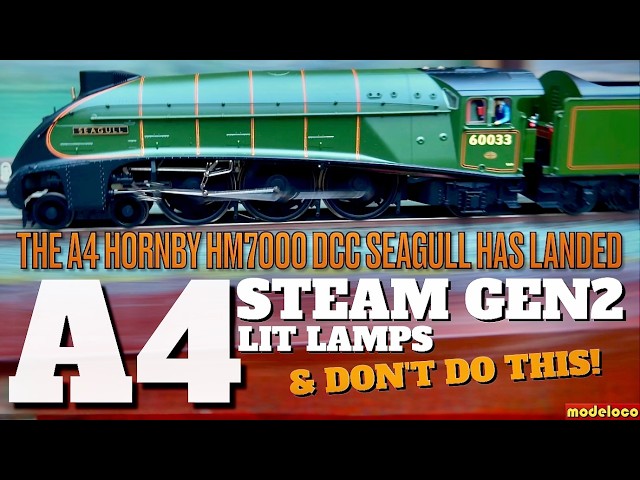 HORNBY A4 Seagull with STEAM GENERATOR HM7000 SOUND LIT Lamps Review, Run & DO NOT DO THIS! | ml115