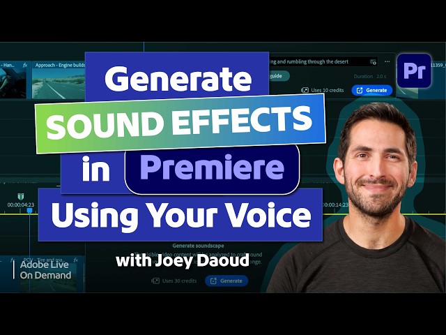 How to Generate Sound Effects with Your Voice in Adobe Premiere