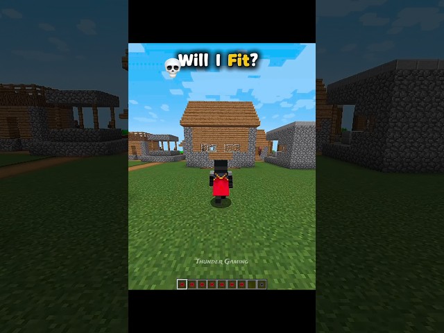 Minecraft Will I Fit...😠(Misery)