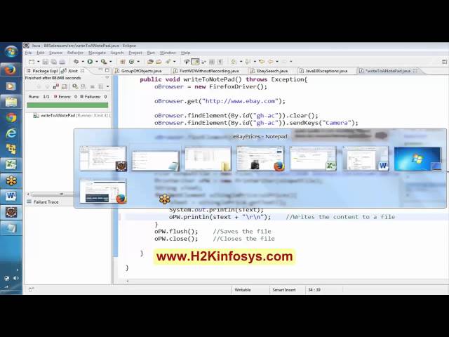 Selenium Tutorial For Beginner | Group of Objects | best online testing courses from H2KINFOSYS