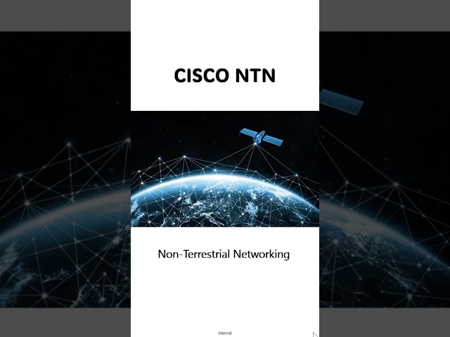 Internet from Space? Cisco NTN Explained 🚀