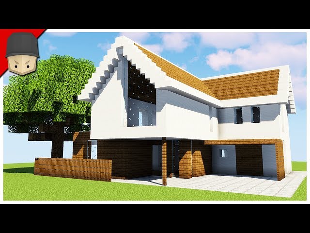 How to Build a Modern House in Minecraft (Minecraft House Tutorial)