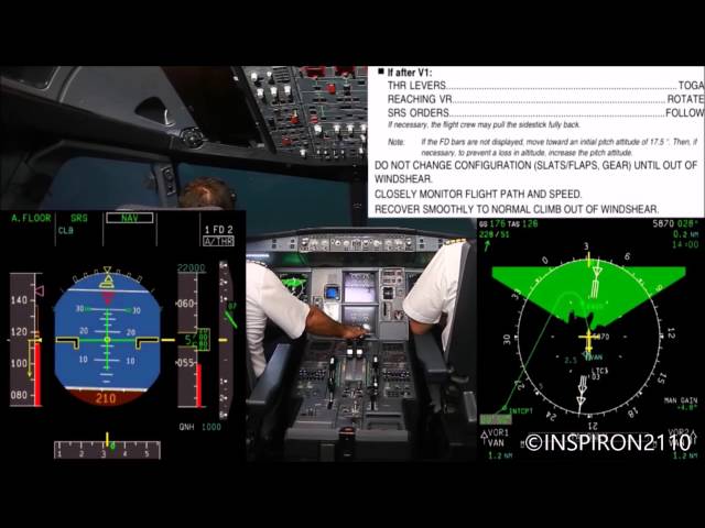 AIRBUS A320 WIND SHEAR DURING TAKE OFF
