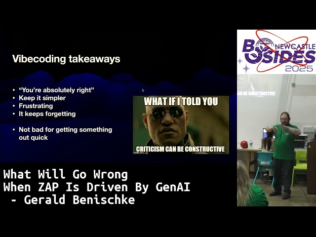 What Will Go Wrong When ZAP Is Driven By GenAI - Gerald Benischke