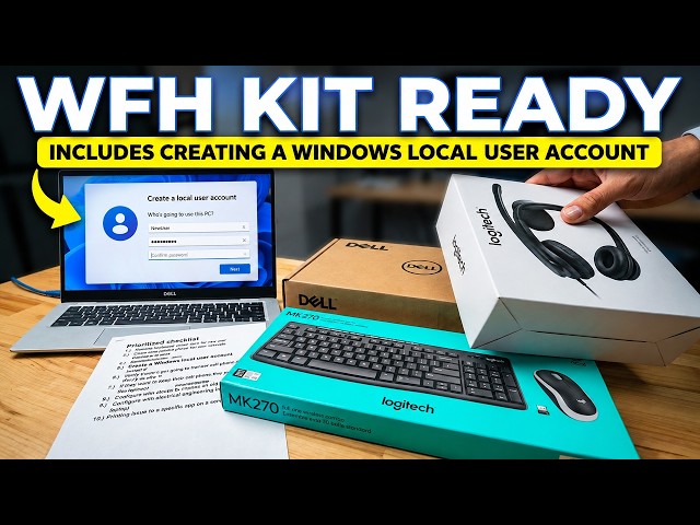 WFH User Gear | Local User Account Creation