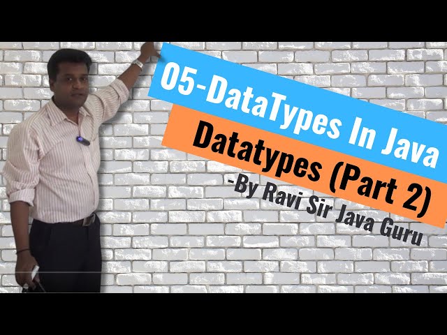 05 - Data Types in Java