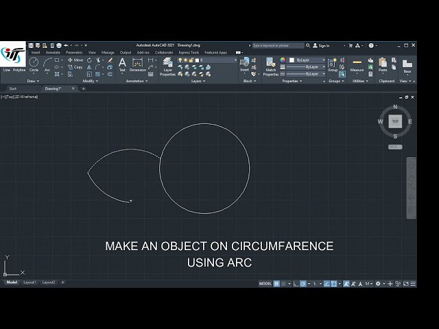 AutoCAD Polar Array Command in 30 Seconds | Hindi | #shorts