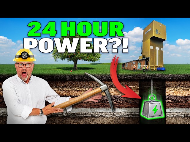 Gravity Batteries: Storing Renewable Energy Underground?!