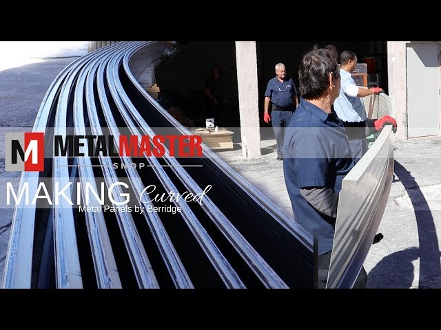 Making Berridge Curved metal Panels