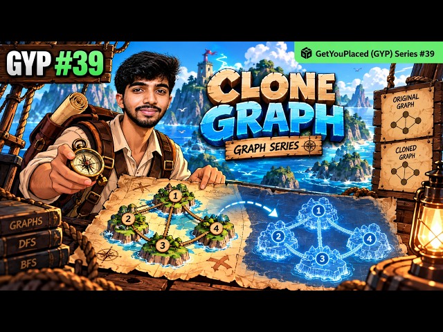 Clone Graph Explained | DFS + HashMap | LeetCode 133 | GYP #39