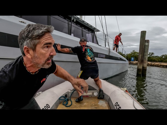 We Didn't Expect a Rescue Mission 😮 (Aluminum Catamaran Build Pt. 73)